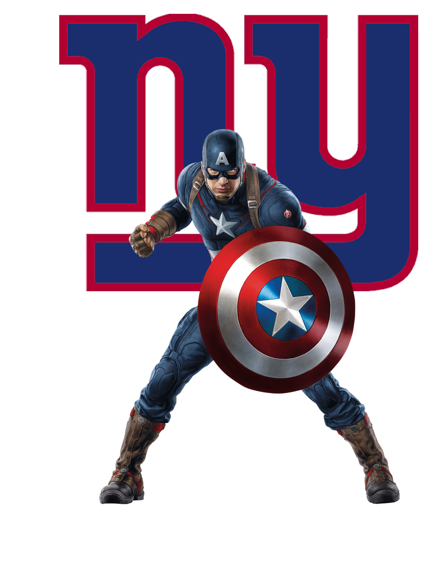 New York Giants Captain America Logo vinyl decal